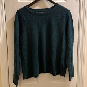 Banana Republic Hunter Green Italian Merino Wool Sweater
